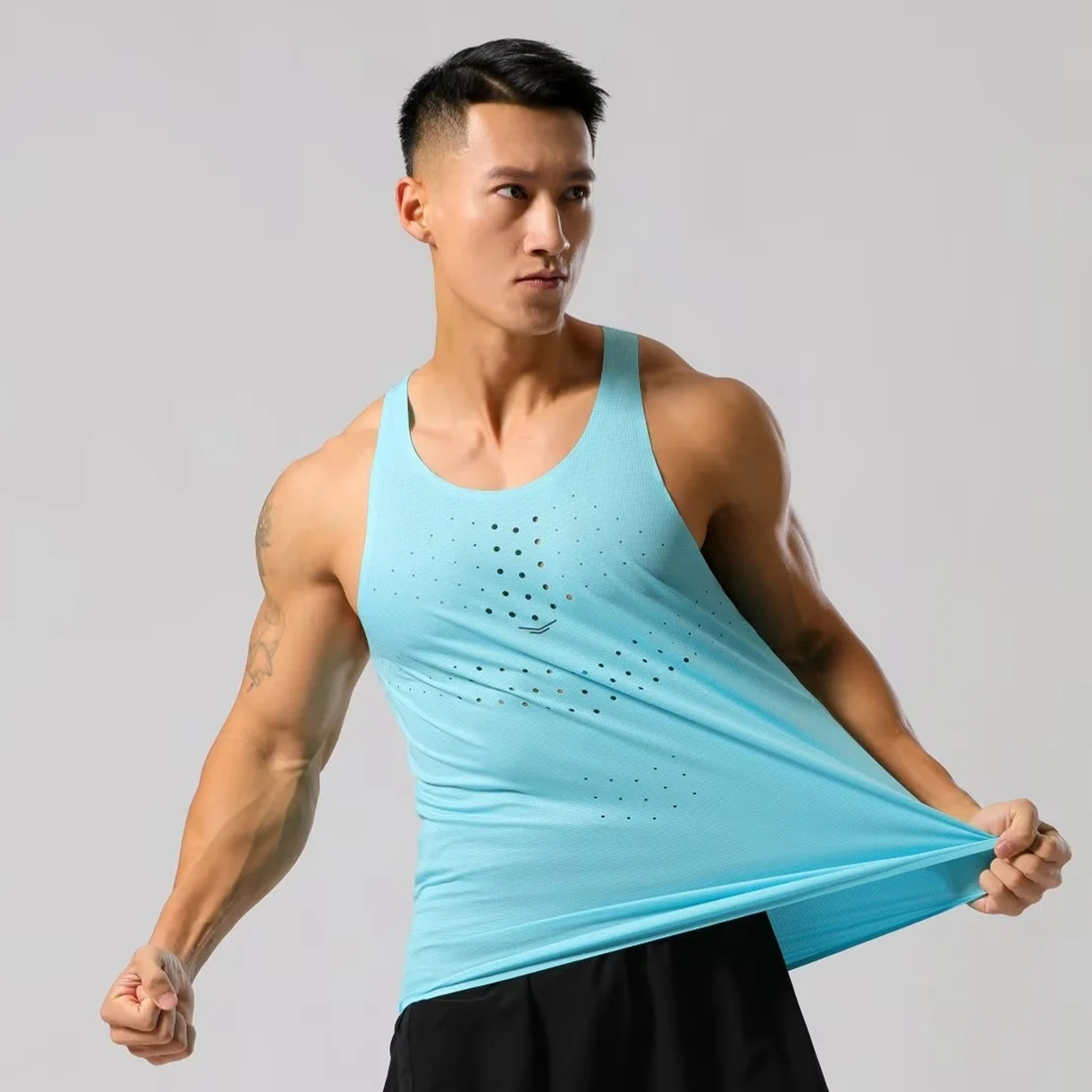 Sleeveless Undershirt - Męskie lekkie kamizelki do biegania, topy