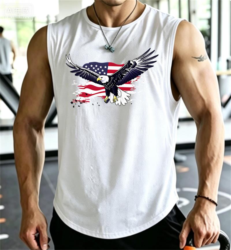 Sleeveless Undershirt - Męska letnia oddychająca siateczkowa koszulka bez