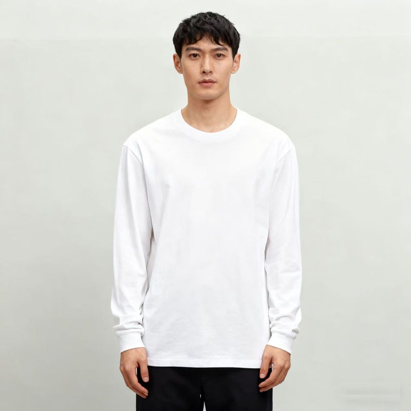 Undershirt Crew Neck - Męska amerykańska koszulka z długim rękawem