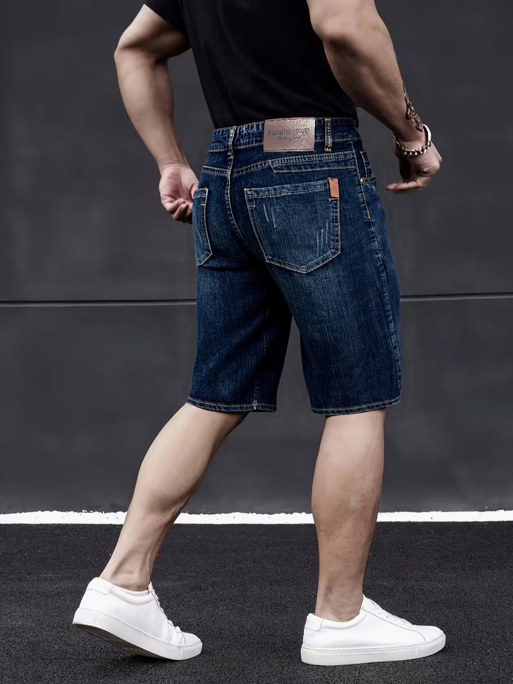 Levis Jeans 501 - Męskie szorty jeansowe slim fit w