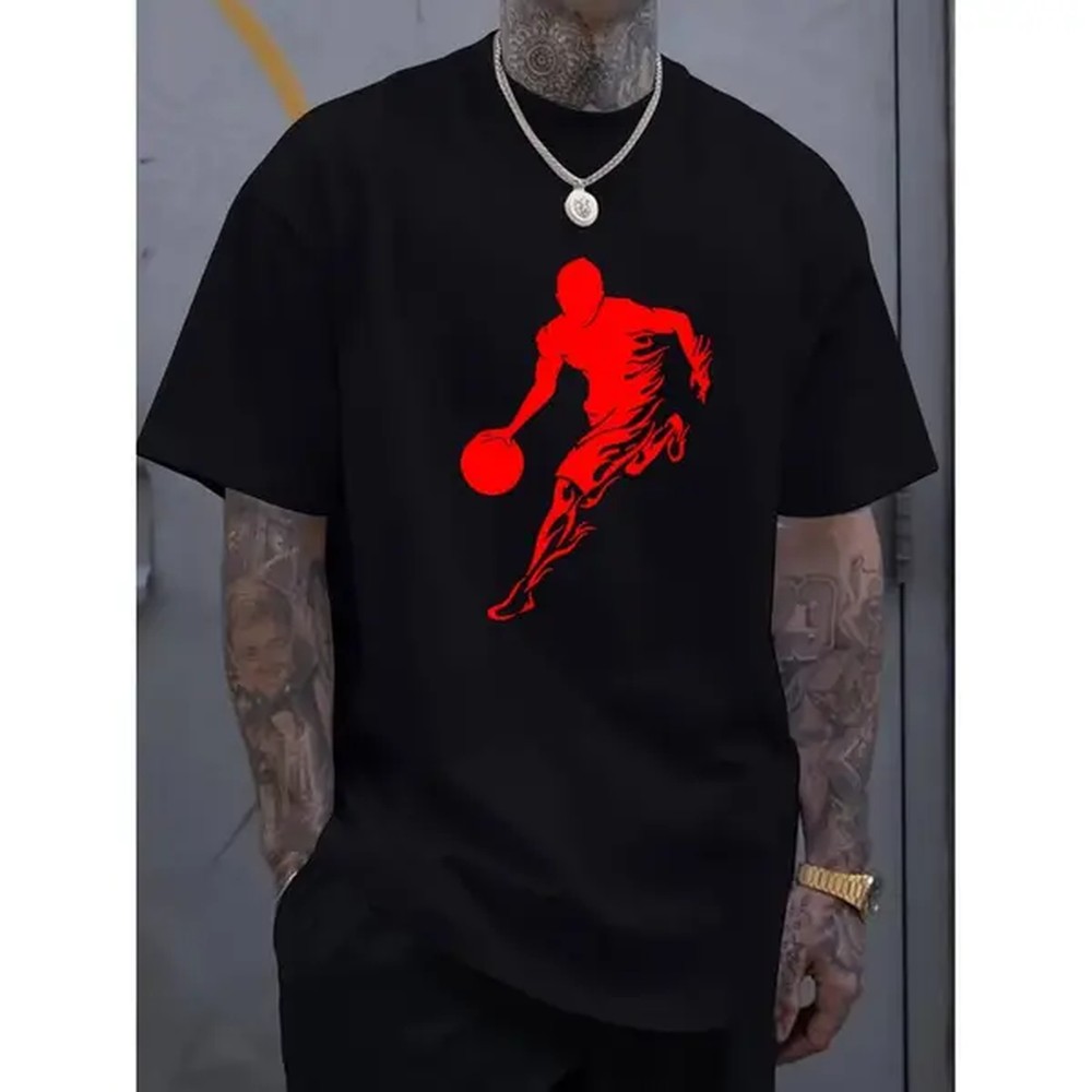 Koszulka golfowa z nadrukiem,  – T Shirt Tight Fit recenzja i cena