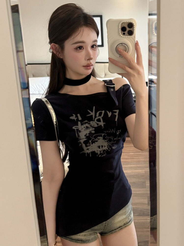 Modna, stylowa bluzka damska z – T Shirt Tight Fit recenzja i cena