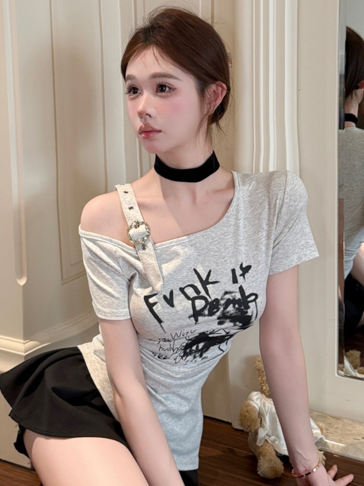 Modna, stylowa bluzka damska z – T Shirt Tight Fit recenzja i cena